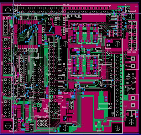 Plano CAD placa DS4AuxC