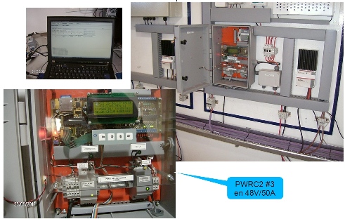 Unidad PWRC2 para aerogenerador 48V/50A con Modbus/LAN