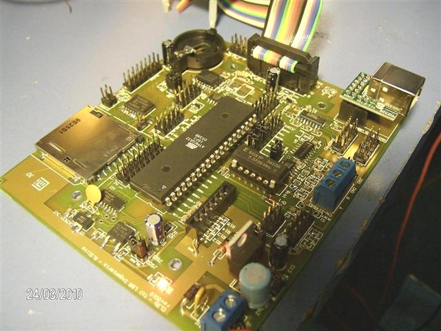 Placa CL2bm1/AVR desarrollo hardware concluido 03/2010