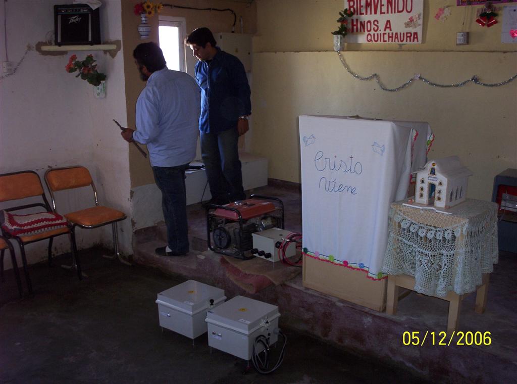 Instalación equipos PWRC+DL2/12 en Pocitos de Quichaura