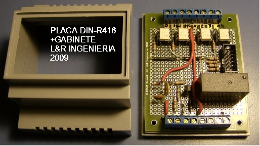 ProtoR416 con placa lógica y gabinete