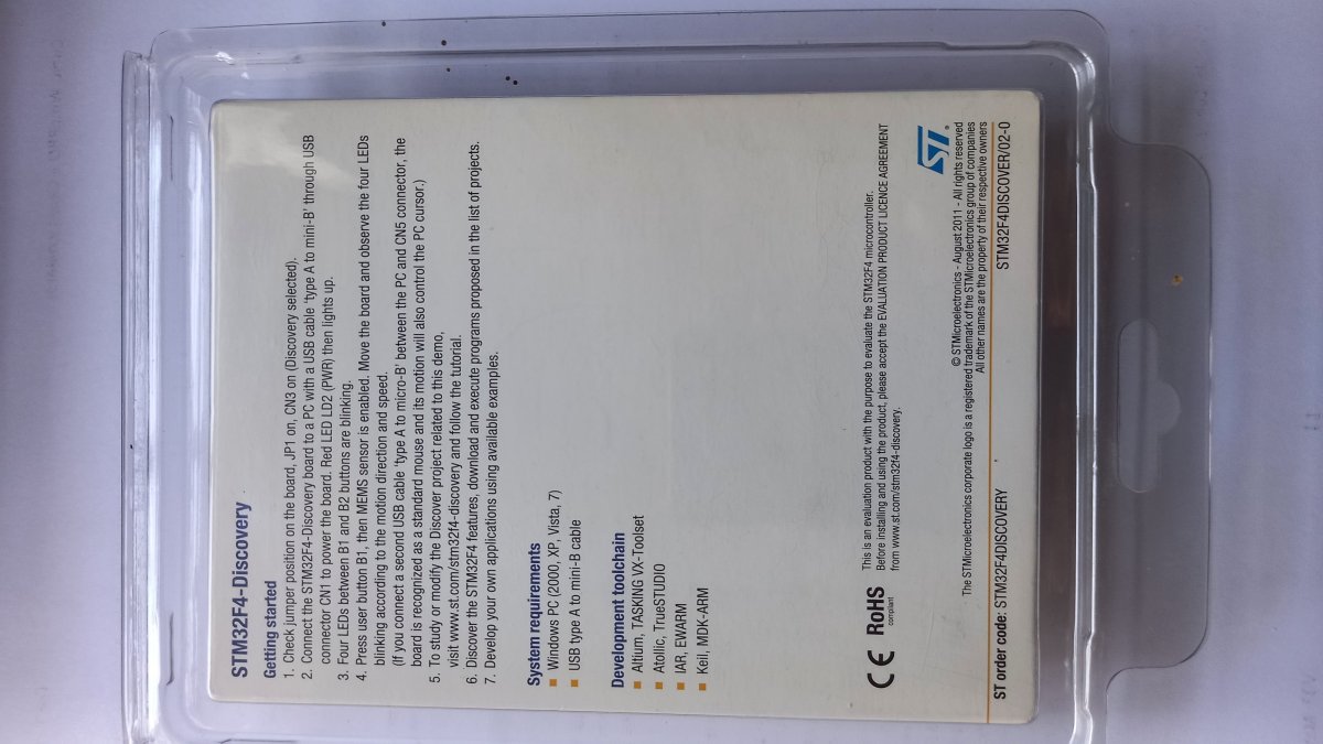 Kit de desarrollo STM32F4-Discovery