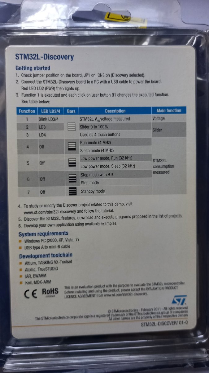 Kit de desarrollo STM32L-Discovery+LCD